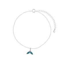 [ROSELLA] ホエールテール ブレスレット シンプル チェーン 細め 上品 高見え 人気モチーフ ペア アクセサリー 