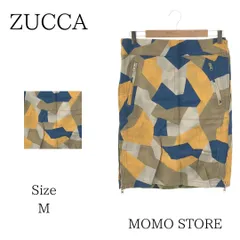 ZUCCA ズッカ スカート ひざ丈 個性的 おしゃれ レディース 総柄 M