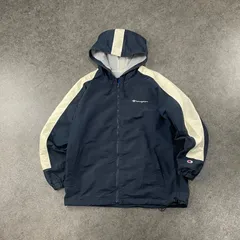 Champion Windbreaker Nylon Jacket チャピオン ナイロンジャケット マウンテンパーカー バイカラー サイドライン ヴィンテージ ビンテージ メンズ
