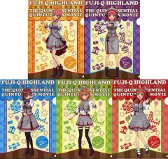 五等分の花嫁　富士急ハイランド　コラボ　クリアファイル 2025年最新】五等分の花嫁 富士急ハイランド クリアファイルの