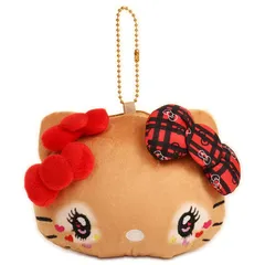 ハローキティ ポーチ コギャルダイカットコスメポーチ 制服柄 平成レトロ アクセサリーポーチ おしゃれ SNS映え かわいい キャラクター サンリオ sanrio