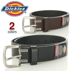 ディッキーズ ベルト メンズ 本革 大きいサイズ DICKIES レザーベルト 牛革 無地 ロング カジュアル アメリカ USAモデル ブランド ファッション おしゃれ カジュアル ビジネス ヒップホップ ダンス 衣装 黒 ブラック ブラウン