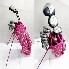 ダンロップ XXIO ゼクシオ + ハイブリット レディース ゴルフクラブ 11本セット ミズノ キャディバッグ付 初級 入門 初心者おすすめ ゴルフデビューに 送料無料 即購入可□