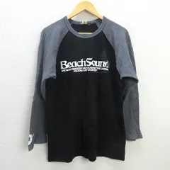 G■ビーチサウンド/Beach Sound ロンT/カットソー【L】黒灰/men's/37【中古】■のサムネイル