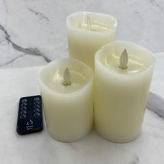 LUMINARA電子キャンドル3つセット電池つき - メルカリ