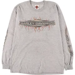 古着 00年代 ハーレーダビッドソン Harley-Davidson ロングTシャツ ロンT USA製 メンズM相当/eaa580605