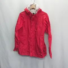◇ Θ Jack Wolfskin ジャックウルフスキン 長袖 ナイロンブルゾン サイズS レッド レディース E  【1410100032792】
