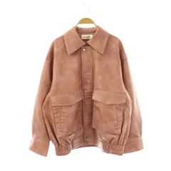 リリーブラウン Lily Brown 24AW ヴィンテージ フェイクレザーブルゾン ジャケット F ピンクブラウン /ES ■OSのサムネイル