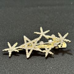 スターラインストーン　ヘアクリップ