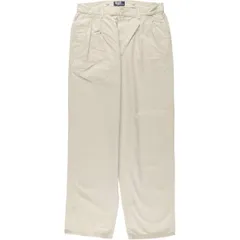 古着 90年代 ラルフローレン Ralph Lauren POLO by Ralph Lauren ツータック チノパンツ USA製 メンズw32相当 ヴィンテージ/eaa567675