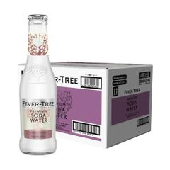 アサヒ Fever-Tree フィーバーツリー プレミアム ソーダウォーター 瓶 200ml×1ケース/24本