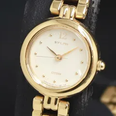 美品 新品電池 シチズン シルフ ダイヤ ゴールド レディース 腕時計 ドレス Yahoo!オークション -「sylph」(アクセサリー、時計) の落札相場