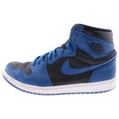 NIKE (ナイキ) AIR JORDAN 1 RETRO HIGH OG DARK MARINA BLUE エアジョーダン レトロ ダークマリーナブルー ハイカットスニーカー ブラック/ブルー US9.5/27.5cm 555088-404