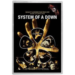 オフィシャル バンドギターピック システムオブアダウン SYSTEM OF A DOWN Hand 5枚セット