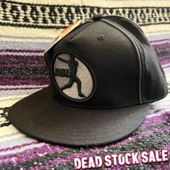 現品限り デッドストック 当時物 50セント 着用 Dome Piese ドームピース Cap ブラック ホワイト 7 7/8 約62.5cm