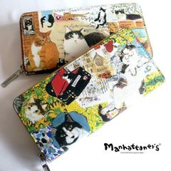 carmine カーマイン アニマルフェイス レザー ミニウォレット 折り財布