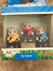 シルバニアファミリー　ブタのみつごちゃん