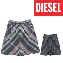 ※在庫処分価格※【アウトレット】DIESEL（ディーゼル）チェック柄スカート 00C8RB-00PFFのサムネイル