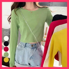 【スタッフおすすめ！】 サマーニット トップス 長袖 へそ出し トップス レディ セクシー トップス/トップス 春夏秋/トップス かわいい セクシー トップス トップス 春夏 おすすめ おしゃれ　かわいい　人気 86LER-003