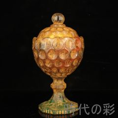 本蝋琥珀　ジュエリーボックス　w9.5㎝　　東S8-0506☆2F 本蝋琥珀 ジュエリーボックス w9.5㎝ 東S8-0506☆2F - メルカリ