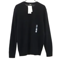 未使用 UNIQLO ユニクロ カシミア100％ 長袖 セーター S ブラック ニット メンズ 古着