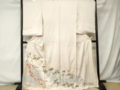 金糸 銀彩 大輪 訪問着 仮絵羽 未仕立て品 正絹 八掛付 舞台衣装 大衆演劇 金糸 銀彩 大輪 訪問着 仮絵羽 未仕立て品 正絹 八掛付