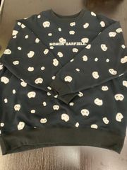 独ヲタアッキー✨ビッグシルエットプルオーバー　BK/WH