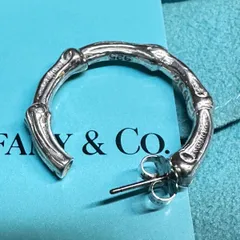 TIFFANY＆Co ティファニー バンブー フープ ピアス 片耳のみ約27