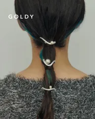 【SALE】GOLDY/ゴールディ/パール × カーヴィー ライン 3PCS セット ヘアカフ/アクセサリー/6231203のサムネイル