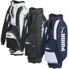 PUMA/プーマ ゴルフ エナメルキャディバッグ9型【オレンジ】中古