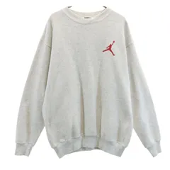 NIKE ナイキ 90s 00s JORDAN オールド バスケットボール 長袖 トレーナー グレー系 スウェット バックプリント メンズ 古着