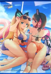 【中古】タペストリー きりん＆モルフォ B2タペストリー 「Switchソフト 蒼き雷霆 ガンヴォルト 鎖環」 トレーダー購入特典
