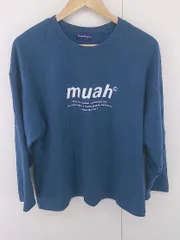 ◇ muahmuah ムーアムーア 長袖 トレーナー サイズF ブルー系 レディース E  【1304120012776】のサムネイル