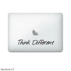 【全機種対応】MacBookステッカースキンシールthink differentのサムネイル