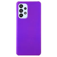 Galaxy A53 5G ケース SC-53C SCG15 ギャラクシーa53 耐衝撃 シンプル さらさら ハード ケース 【Color】 パープル