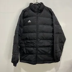 ☆adidas☆アディダス☆中綿ナイロンジャケット☆パフォーマンスロゴ☆ワンポイント☆ブラック☆M☆B24M