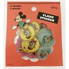 (まとめ）#S＆Cコーポレーション シール フレークシール  ミッキーフレンズ DCC13 【×15セット】