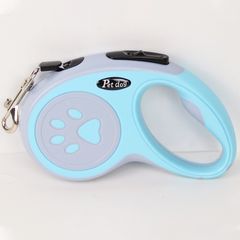 犬猫などペット牽引ロープ【青】5メートル
