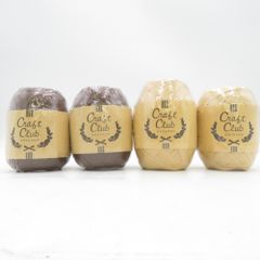 毛糸 横田 クラフトクラブ 4玉セット 2番色×2 4番色×2 指定外繊維(紙)  1玉30g 約75m巻 ソフトタイプ 未使用品
