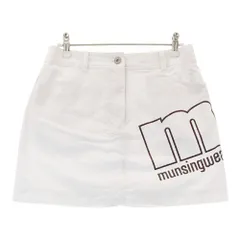 サイズ：9 MUNSING WEAR マンシングウェア  裏メッシュ スカート  ホワイト系 [240101392244]# ゴルフウェア レディース ストスト