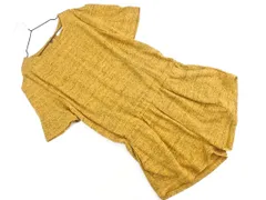 新品 snidel スナイデル 半袖 ショート丈 オールインワン size1/黄ｘ黒 ■◆ レディース