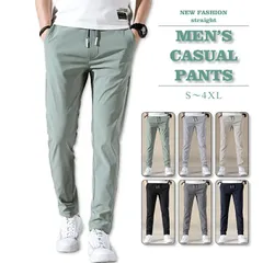 【新品、未使用☘】接触冷感 ズボン メンズ パンツ 夏 ジョガーパンツ 軽量 ストレッチ スウェットパンツ 涼しい 速乾 ボトムス