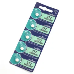 時計用電池 SR626SW（377）1シート 5個セット　sr626sw--5