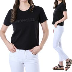 L35 MONCLER モンクレール 8C00014 829HP ブラック Tシャツ ロゴ 半袖 size L