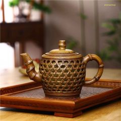 極細工 旧蔵 宜興紫砂壺 名家手作壺 茶壺 在銘 煎茶道具 茶具