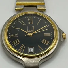 ダンヒル 自動巻き デイト 裏スケ 革ベルト メンズ 腕時計 箱 C855