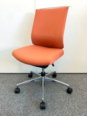 オレンジ アームチェア 布製 モダン コクヨ いす イス settle セトル 