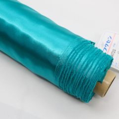 格安!アウトレット品 ポリエステルサテン 1反 25M エメラルドグリーン DH720 フクセン　mt007