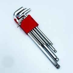 ワイケーショップ ロング☆六角レンチ セット☆ 車 バイク DIY ガレージ 車載工具に☆1.5ミリ～10ミリ ykshopo