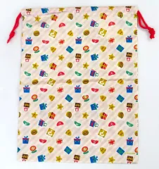 【中古】バッグ ハッピーホリデー柄 巾着 「スーパーマリオ」 Amazon.co.jp限定 Nintendo Switch本体セット購入特典